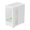 DarkFlash C365 computer case (white) + 5 fans