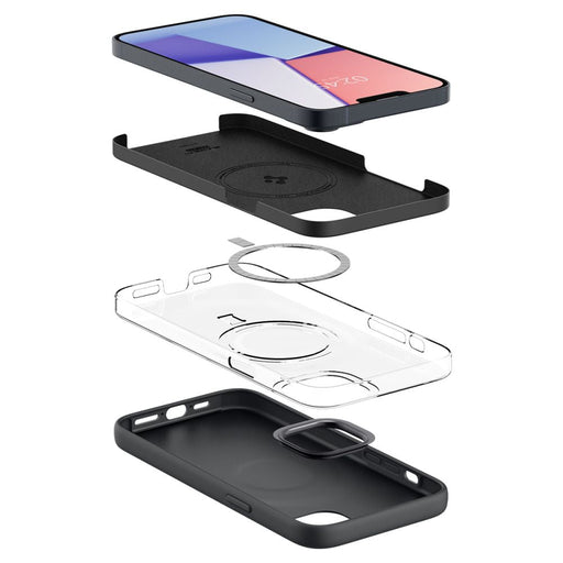 Spigen Silicone Fit Mag Case with MagSafe for iPhone 14 Plus - Black - Cell phone cases and covers<<<HurtelXML
