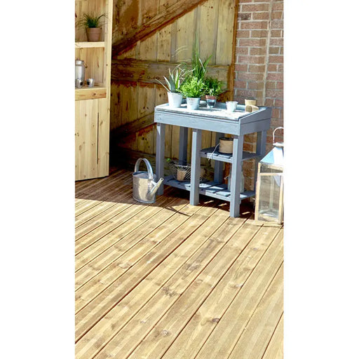 DECKING BOARD 240CM CERLAND JULIO - Декинг плочи<<<Външни настилки<<<Градина<<<Praktiker&&&Декинг плочи<<<Външни