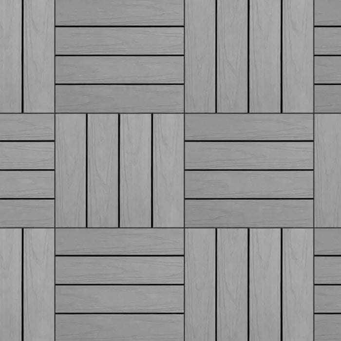 DECKING TILE 30X30CM GREEN WALL SS05 MAGIC GRAY - Декинг плочи<<<Външни настилки<<<Градина<<<Praktiker&&&Декинг