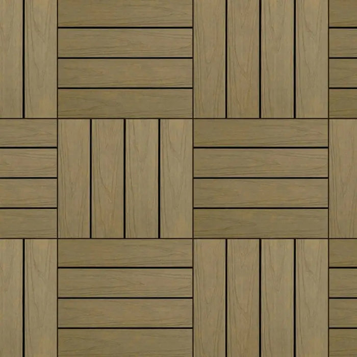 DECKING TILE 30X30CM GREEN WALL SS05OAK - Декинг плочи<<<Външни настилки<<<Градина<<<Praktiker&&&Декинг плочи<<<Външни