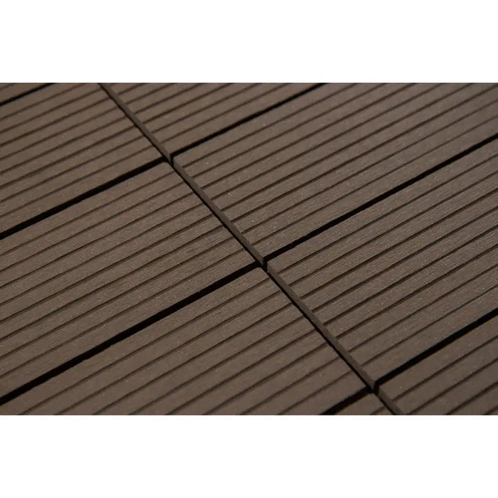 DECKING TILE 30X30CM ROSSIMA WPC - Декинг плочи<<<Външни настилки<<<Градина<<<Praktiker&&&Декинг плочи<<<Външни