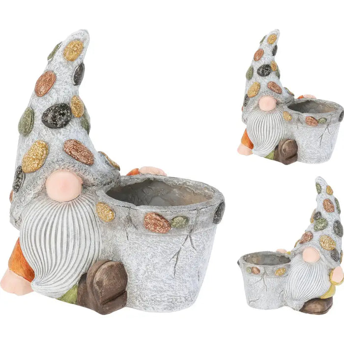 DECO FIGURE GNOME POT 795420370 - Декоративни фигури<<<Градина<<<Praktiker