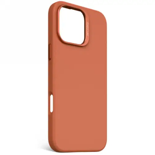 Decoded AntiMicrobial Silicone Backcover with MagSafe for iPhone 16 Pro Max - Orange - Cell phone cases