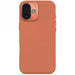 Decoded AntiMicrobial Silicone Backcover with MagSafe for iPhone 16 Plus - Orange - Cell phone cases