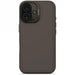 Decoded AntiMicrobial Silicone Stacks Backcover Case with MagSafe for iPhone 16 - Black - Cell phone cases