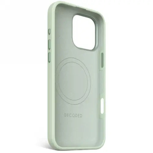 Decoded AntiMicrobial Silicone Stacks Backcover Case with MagSafe for iPhone 16 Pro Max - Green - Cell phone cases