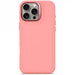 Decoded AntiMicrobial Silicone Stacks Backcover with MagSafe for iPhone 16 Pro Max - Pink - Cell phone cases