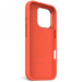 Decoded AntiMicrobial Silicone Stacks Backcover with MagSafe for iPhone 16 Pro - Orange - Cell phone cases