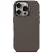 Decoded AntiMicrobial Silicone Stacks Backcover with MagSafe for iPhone 16 Pro - Dark Brown - Cell phone cases