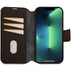 Decoded Detachable Wallet Case Leather with MagSafe with Flip for iPhone 14 Plus - Brown - Cell phone cases
