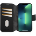 Decoded Detachable Wallet Case Leather with MagSafe with Flip for iPhone 14 Pro - Black - Cell phone cases