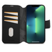 Decoded Detachable Wallet Case Leather with MagSafe with Flip for iPhone 14 Pro - Black - Cell phone cases
