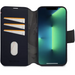 Decoded Detachable Wallet Case Leather with MagSafe with Flip for iPhone 14 Pro - Navy Blue - Cell phone cases