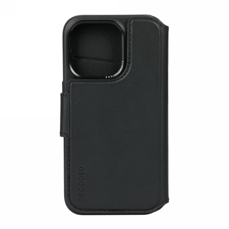 Decoded Detachable Wallet Case Leather with MagSafe for iPhone 15 Plus - Black - Cell phone cases and covers<<<HurtelXML