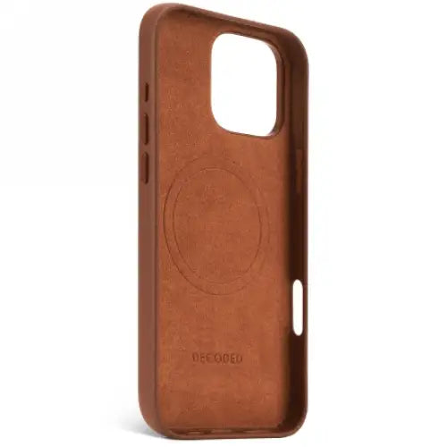 Decoded Leather Backcover case with MagSafe for iPhone 16 Pro Max - brown - Cell phone cases and covers<<<HurtelXML