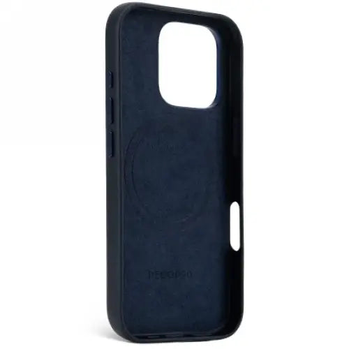 Decoded Leather Backcover MagSafe case for iPhone 16 Pro - navy blue - Cell phone cases and covers<<<HurtelXML