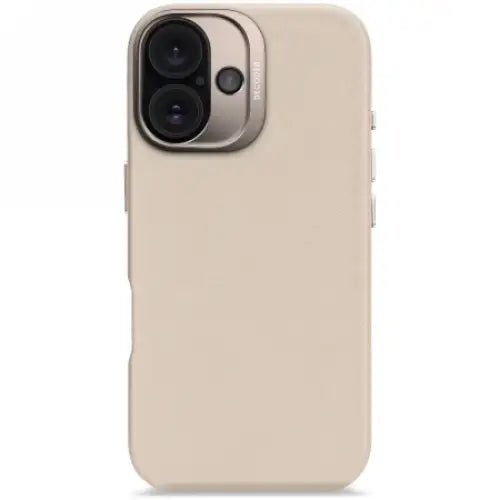 Decoded Leather Backcover with MagSafe for iPhone 16 - beige - Cell phone cases and covers<<<HurtelXML