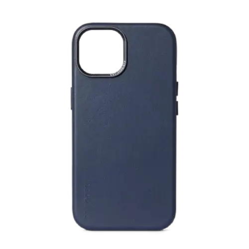 Decoded Leather Case with MagSafe for iPhone 15 - blue - Cell phone cases and covers<<<HurtelXML