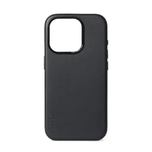 Decoded Leather Case with MagSafe for iPhone 15 Pro - black - Cell phone cases and covers<<<HurtelXML