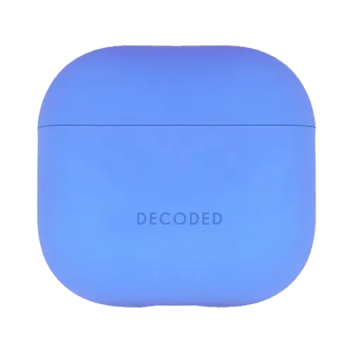 Decoded Silicone Aircase for AirPods 4 - Blue - Cell phone cases and covers<<<HurtelXML