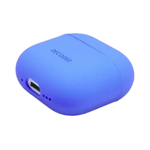 Decoded Silicone Aircase for AirPods 4 - Blue - Cell phone cases and covers<<<HurtelXML