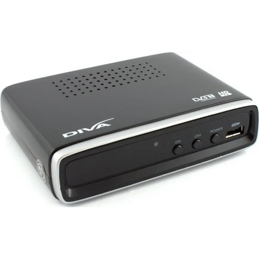Decoder DIVA DVB-T STB 1306B - Адаптери<<<Аксесоари за телевизори<<<Аксесоари<<<TechMart