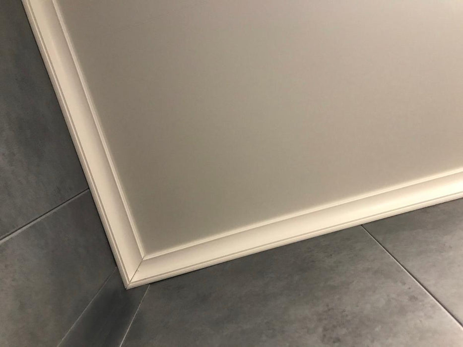 WHITE PVC WALL PANEL FOR BATHROOM CEILING 20X200CM
