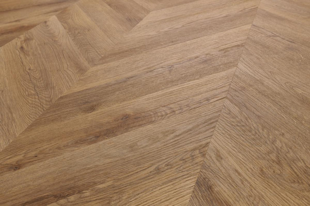 SPC FLOORING CHEVRON GARDA OAK 4.5MM