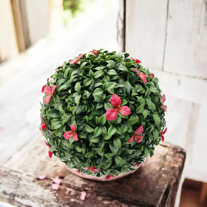 DECORATIVE BALL 38CM GARDENIA HD HD-10392 - Изкуствено озеленяване<<<Мрежи и огради<<<Градина<<<Praktiker