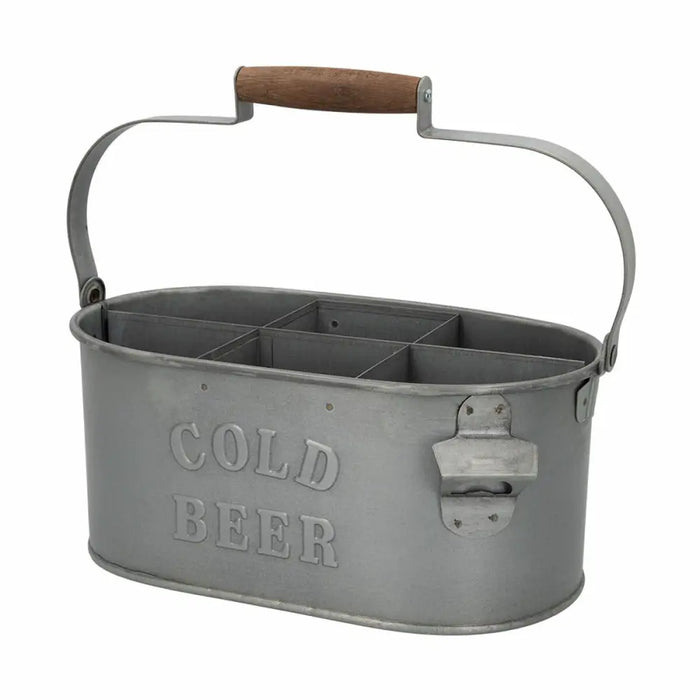 Decorative basket Aktive 35,5 x 16 x 19,5 cm Bottle rack (6 Units) - Декорация и Осветление<<<Дом