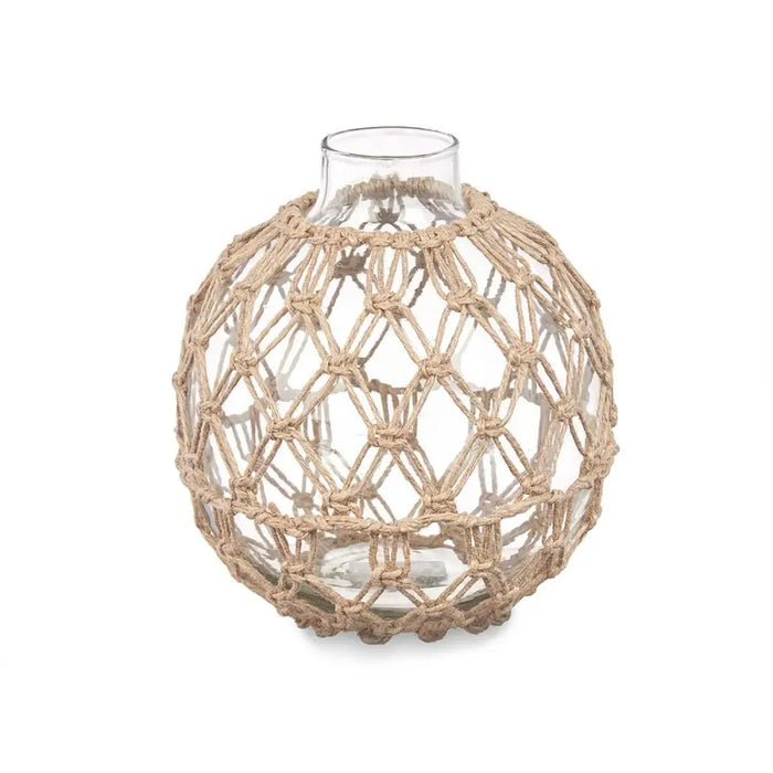 Decorative bauble Gift Decor Transparent Natural 18 x 20 x 18 cm 18 x 20 cm (6 Units) - Декорация и Осветление<<<Дом