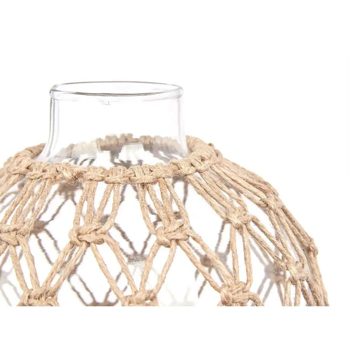 Decorative bauble Gift Decor Transparent Natural 18 x 20 x 18 cm 18 x 20 cm (6 Units) - Декорация и Осветление<<<Дом