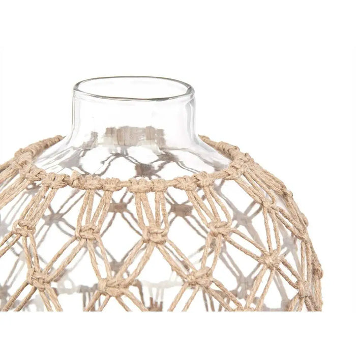Decorative bauble Gift Decor Transparent Natural 21 x 23 cm 21 x 23 x 21 cm (4 Units) - Декорация и Осветление<<<Дом