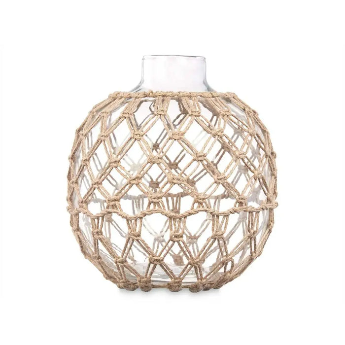 Decorative bauble Gift Decor Transparent Natural 21 x 23 cm 21 x 23 x 21 cm (4 Units) - Декорация и Осветление<<<Дом