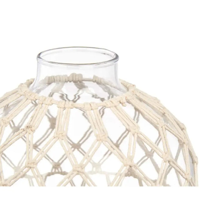 Decorative bauble Gift Decor White Transparent 21 x 23 cm 21 x 23 x 21 cm (4 Units) - Декорация и Осветление<<<Дом
