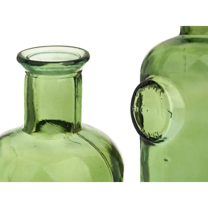 Decorative bottle Gift Decor Stamp Green 11,7 x 33,5 x 11,7 cm Decoration (6 Units) - Декорация и Осветление<<<Дом
