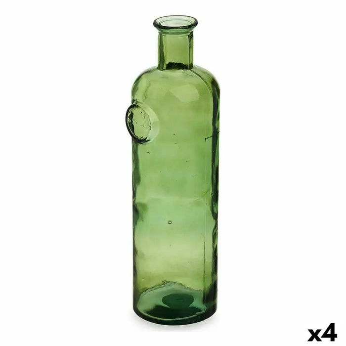 Decorative bottle Gift Decor Stamp Green 14 x 44 x 13 cm Decoration (4 Units) - Декорация и Осветление<<<Дом