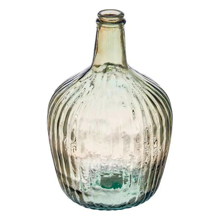 Decorative bottle Gift Decor Transparent Champagne Stripes 4 L 17 x 29 x 17 cm Decoration (4 Units) - Декорация и