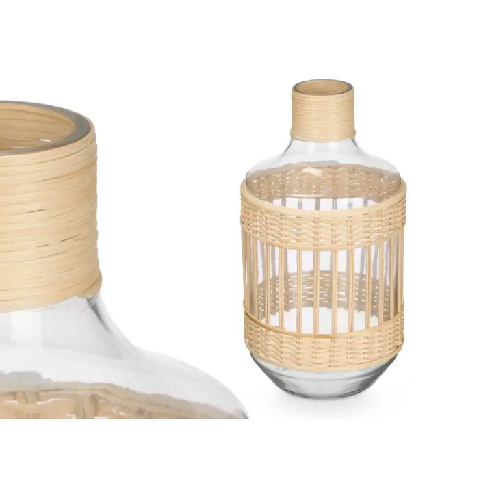 Decorative bottle Gift Decor Transparent Natural 18 x 34 x 18 cm (4 Units) - Декорация и Осветление<<<Дом