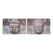 Decorative box DKD Home Decor Grey MDF Wood Buddha Counter (2 Units) - Декорация и Осветление<<<Дом
