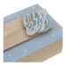 Decorative box DKD Home Decor Natural Aluminium MDF Wood 22 x 6 x 9 cm (2 Units) (1 Unit) - Декорация и