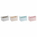 Decorative box DKD Home Decor Polyester EVA (35 x 25 x 18 cm) (4 Units) - Декорация и Осветление<<<Дом