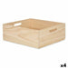 Decorative box Gift Decor Natural Pinewood Pine (4 Units) - Декорация и Осветление<<<Дом Градина<<<BigBuy&&&Други