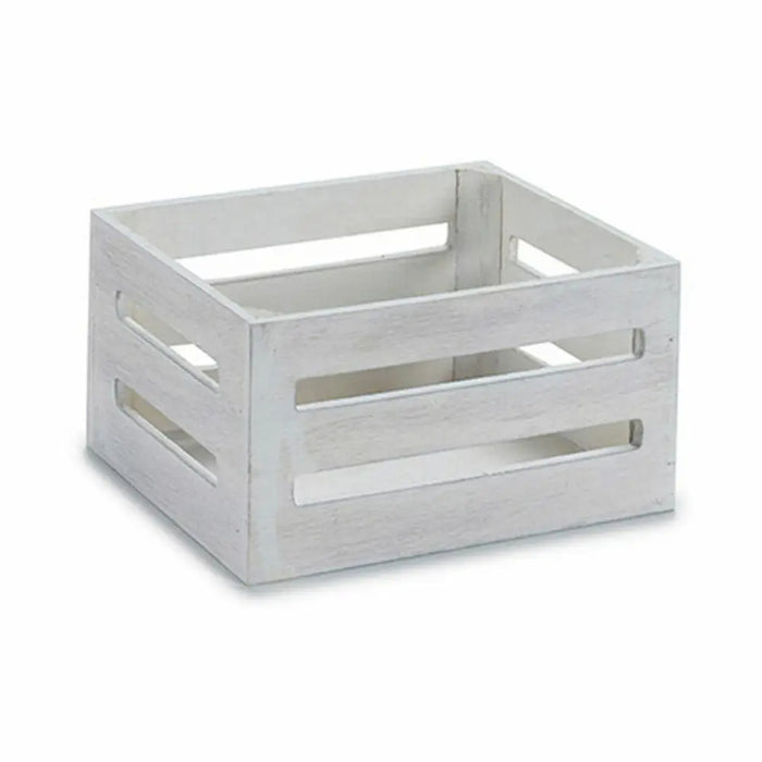 Decorative box Gift Decor White Wood (60 Units) - Декорация и Осветление<<<Дом Градина<<<BigBuy&&&Други артикули за