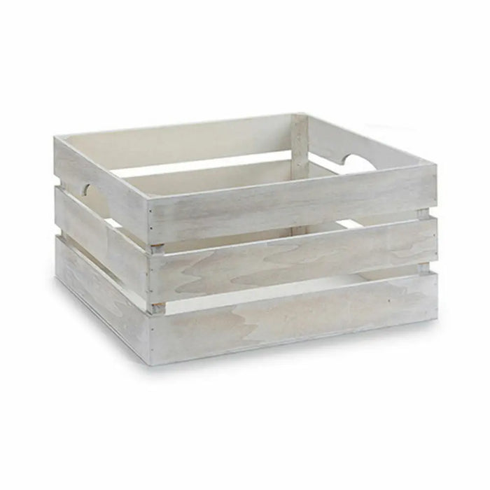 Decorative box Gift Decor White Wood Poplar Aspen wood (9Units) - Декорация и Осветление<<<Дом Градина<<<BigBuy&&&Други