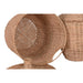 Decorative box Home ESPRIT Natural Metal Tropical (2 Pieces) - Декорация и Осветление<<<Дом Градина<<<BigBuy&&&Други