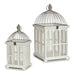 Decorative cage Gift Decor 1014056 White 30 x 59 x 30 cm (2 Units) - Декорация и Осветление<<<Дом