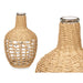 Decorative container Gift Decor Brown Transparent Wood Crystal 17 x 31 x 17 cm 20 x 31 x 20 cm 5,5 x 30 x 5,5 cm (4