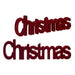 Decorative Figure Christmas 11 x 2,5 x 36,5 cm Red Wood - Декорация и Осветление<<<Дом Градина<<<BigBuy&&&Коледни